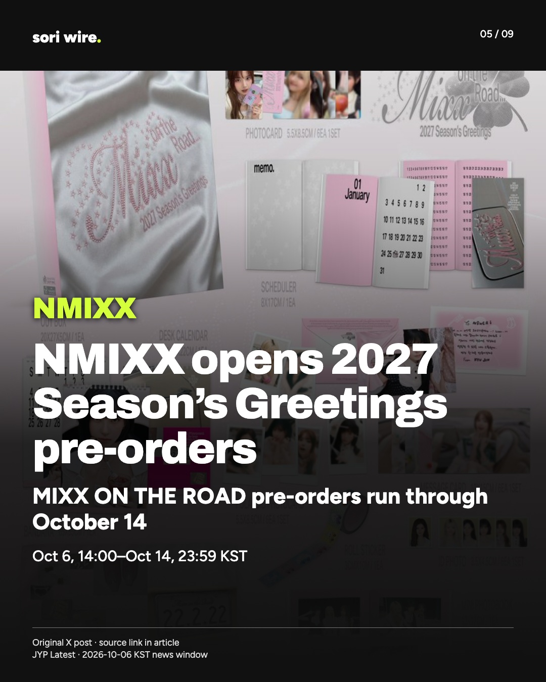 NMIXX opens 2027 Season’s Greetings pre-orders