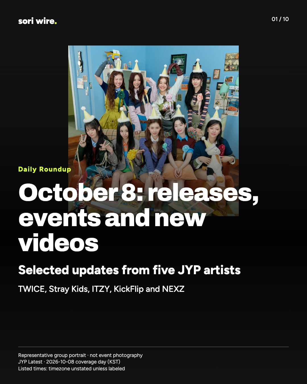 October 8: releases, events and new videos