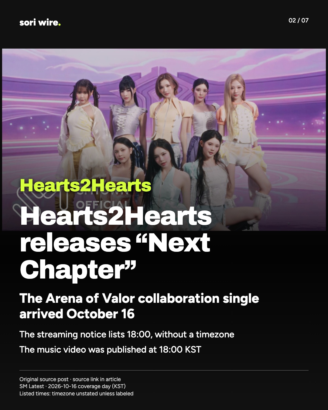 Hearts2Hearts releases “Next Chapter” — The Arena of Valor collaboration single arrived October 16