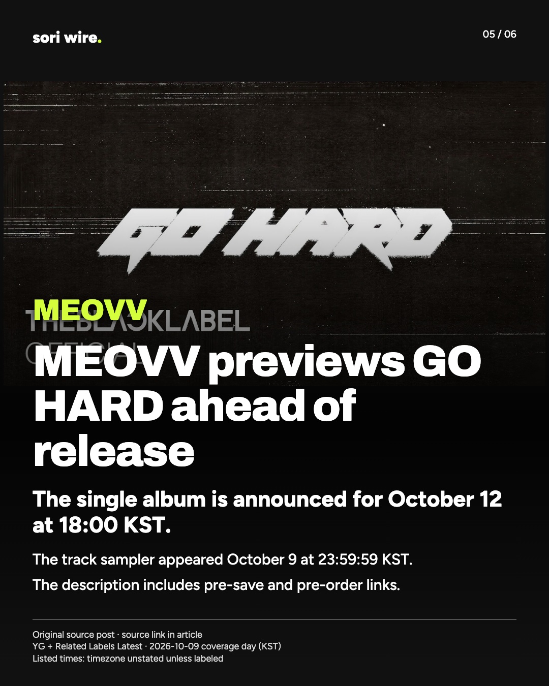 MEOVV previews GO HARD ahead of release