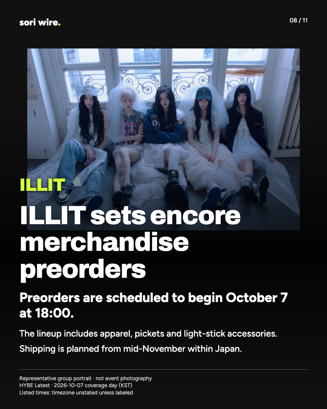 ILLIT sets encore merchandise preorders