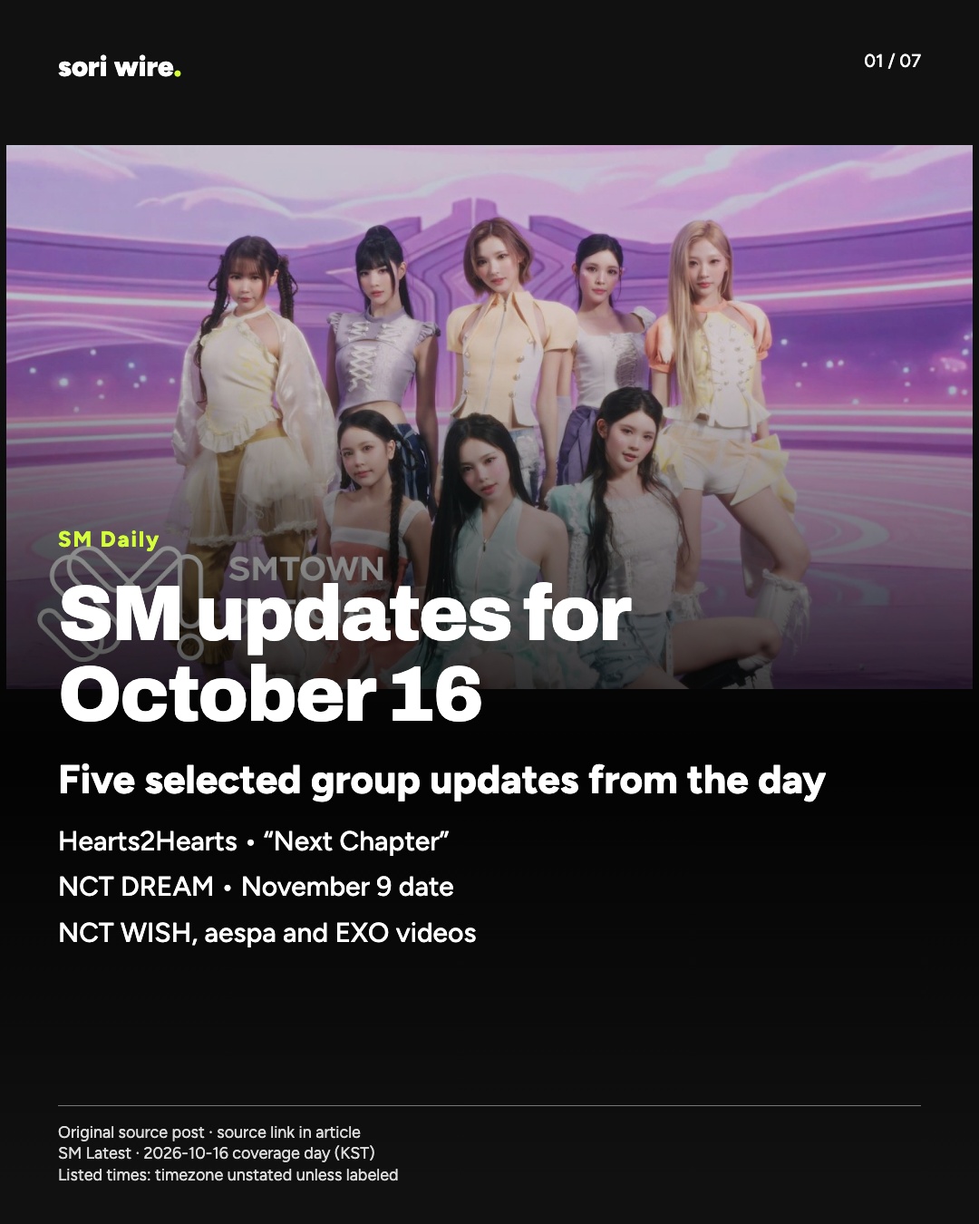 SM Latest — October 16, 2026