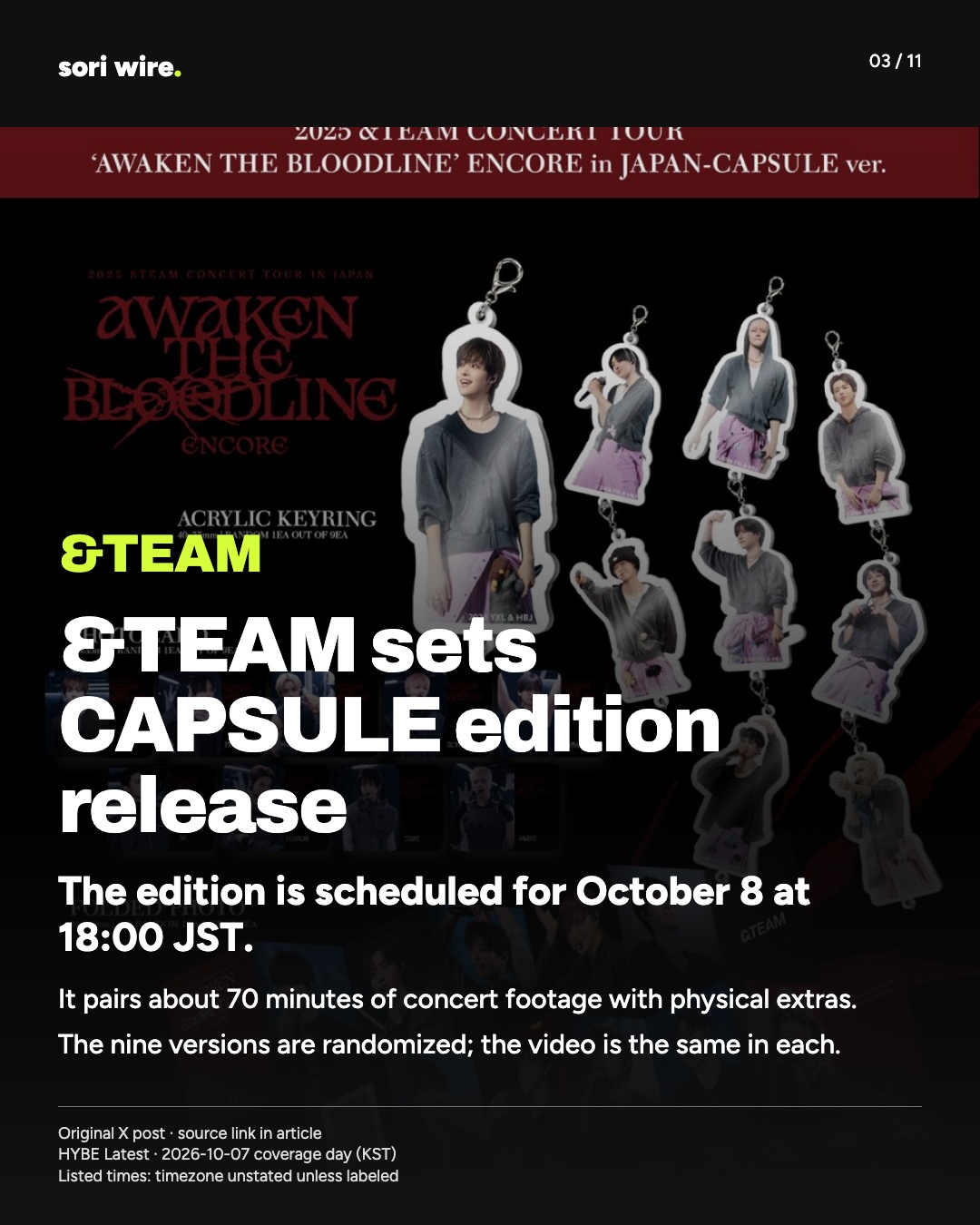 &TEAM sets CAPSULE edition release