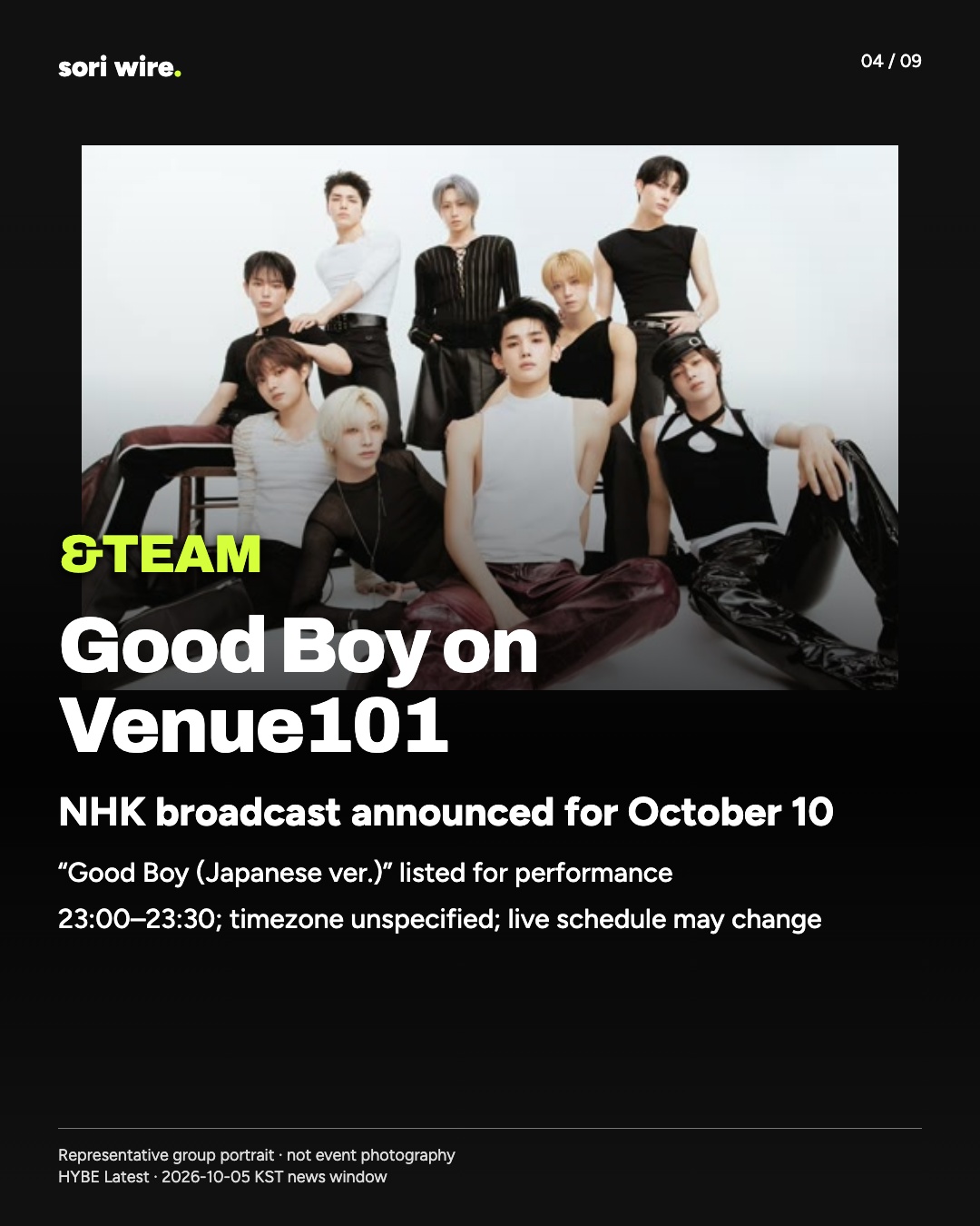 Good Boy on Venue101